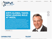 Tablet Screenshot of krys-global.com